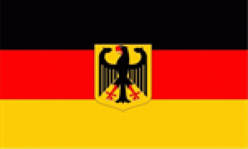 Fahne Deutschland mit Adler  90 cm x 150 cm
