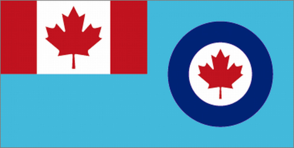 Fahne kanadischen Luftwaffe  90 cm x 150 cm aus