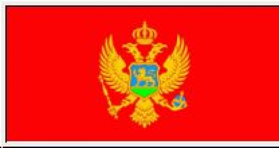 Fahne Montenegro  90 cm x 150 cm 