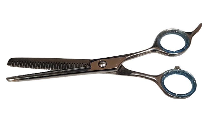 Hair scissors Effiliation scissors, one-sided