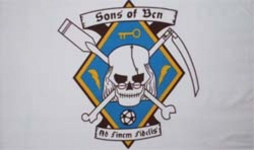 Fahne Pirat-Sons of Bon 90 cm x 150 cm