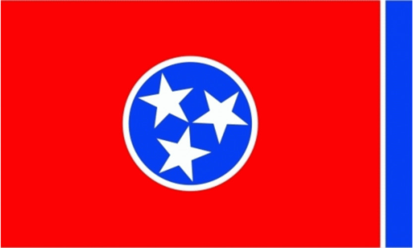 Flagge US-Tennesse im Format von 90 cm x 150 cm