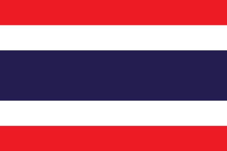 Flagge Thailand im Format von 90 cm x 150 cm