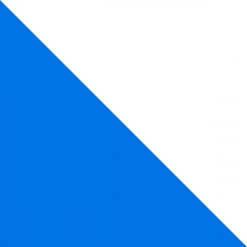 Fahne des Kantons Zug im Format 90 cm x 90 cm