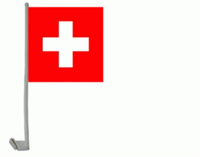 Car flag Switzerland