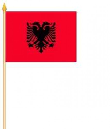 stockfahne-albanien-3399