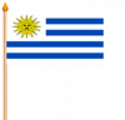Stockfahne Uruguay