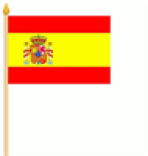 Stockfahne Spanien