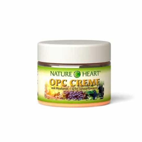 NATURE HEART OPC CREME (ohne Parfüm) + Hyaluron + Q10 - 1 Ti