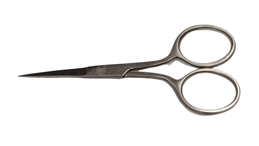 Nail scissors fine with long straight edge