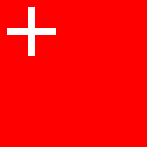 Fahne Kanton Schwyz  90 cm x 90 cm